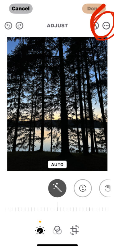 Come modificare le foto in modalità buio tutto il tempo su iPhone o iPad