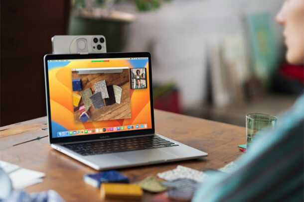 Fotocamera di continuità in macOS con iPhone