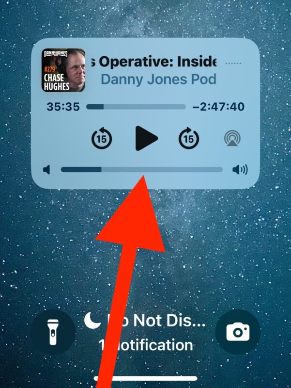 Come recuperare il cursore del volume sulla schermata di blocco iPhone