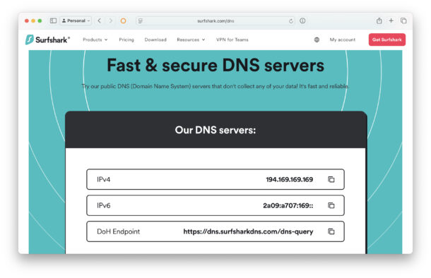 Come utilizzare Surfshark DNS su Mac, iPhone o iPad per una migliore privacy