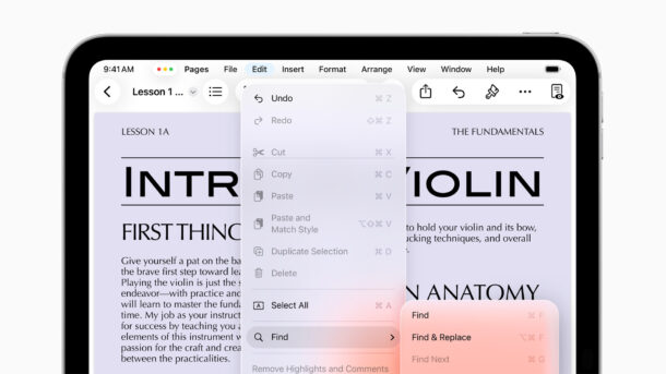 Ipados 26 barra del menu in alcune app quando lo schermo intero