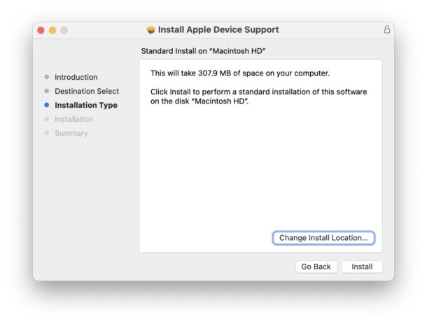 Installa il supporto del dispositivo per MacOS Tahoe