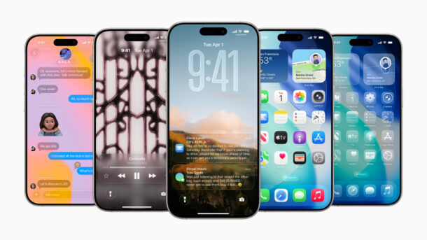 iOS 26 Nuovo design con schermata di blocco e modifiche alla schermata principale