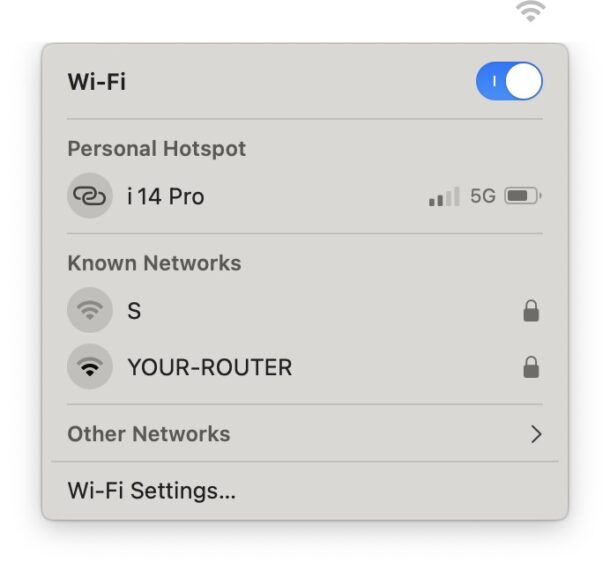 Disattivare il Wi-Fi sul Mac dopo che si è disconnesso casualmente