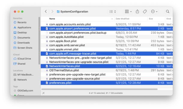 File di rete del cestino e riavvio, quindi riconnettersi al router