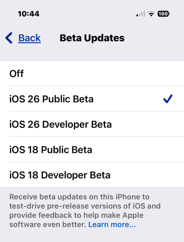 Come installare iOS 26 BETA pubblica su iPhone