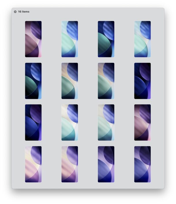 sfondi iOS 26 predefiniti