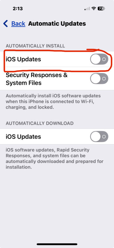 Come prevenire l'aggiornamento automatico a iOS 26 su iPhone o iPad
