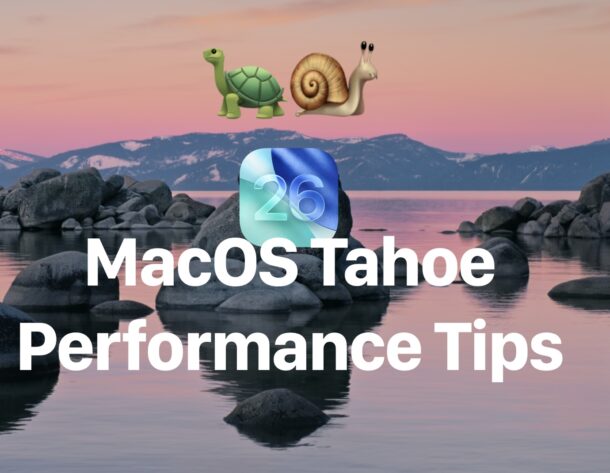 MacOS Tahoe 26 si sente più lento per alcuni utenti ma di solito è facile da correggere le prestazioni