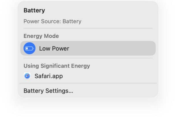 Utilizza la modalità di risparmio energetico per prolungare la durata della batteria su macOS Tahoe