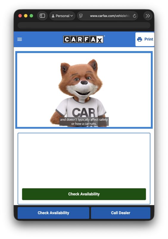 Safari Color Tinting è stato disabilitato su Mac