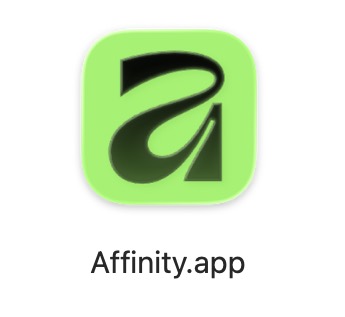 Applicazione Affinity per Mac